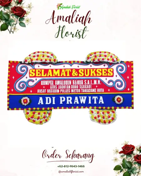 Papan Bunga Ucapan Selamat Rawaheng